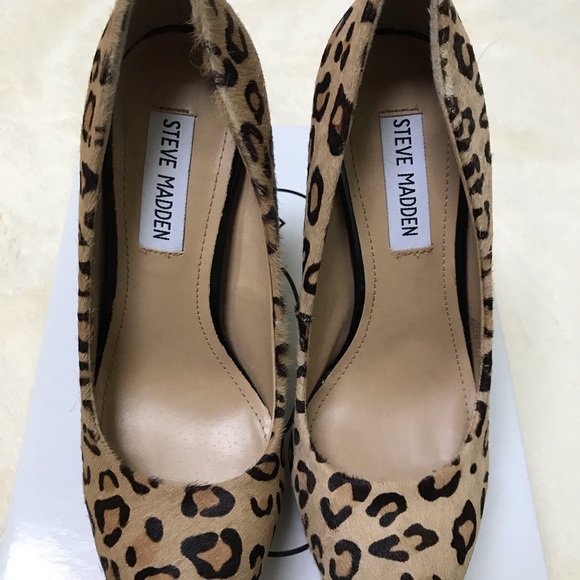 Steve Madden Calf Hair Designer Heels - Picture 4 of 6